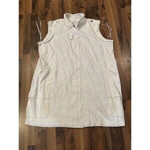 Calvin Klein Womens Pleated Sleeveless Blouse Top Size 2XL